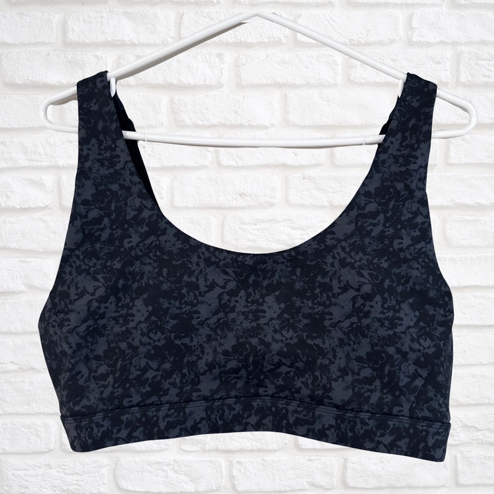 2/$25 Lole Black Patterned Sports Bra Size XL